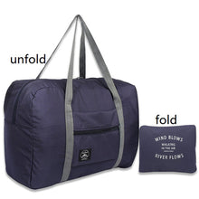 Load image into Gallery viewer, Large Capacity Waterproof Nylon Pouch Folding Travel Bags Men Women Luggage Duffle Bag Carry Hand Luggage Packing Cubes#C2