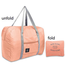 Load image into Gallery viewer, Large Capacity Waterproof Nylon Pouch Folding Travel Bags Men Women Luggage Duffle Bag Carry Hand Luggage Packing Cubes#C2