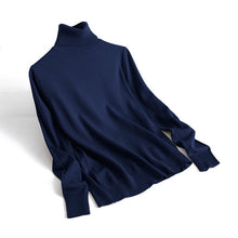 Load image into Gallery viewer, Cashmere Sweater Thin Basic Knitted Sweater Women Turtleneck Pullovers 2019 Autumn Winter Tops Female Jumpers