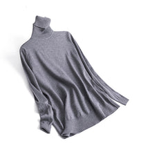 Load image into Gallery viewer, Cashmere Sweater Thin Basic Knitted Sweater Women Turtleneck Pullovers 2019 Autumn Winter Tops Female Jumpers