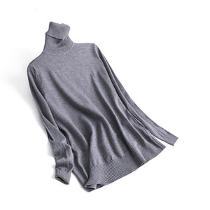 Cashmere Sweater Thin Basic Knitted Sweater Women Turtleneck Pullovers 2019 Autumn Winter Tops Female Jumpers