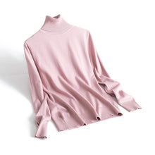 Load image into Gallery viewer, Cashmere Sweater Thin Basic Knitted Sweater Women Turtleneck Pullovers 2019 Autumn Winter Tops Female Jumpers