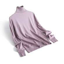Load image into Gallery viewer, Cashmere Sweater Thin Basic Knitted Sweater Women Turtleneck Pullovers 2019 Autumn Winter Tops Female Jumpers