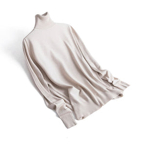 Cashmere Sweater Thin Basic Knitted Sweater Women Turtleneck Pullovers 2019 Autumn Winter Tops Female Jumpers