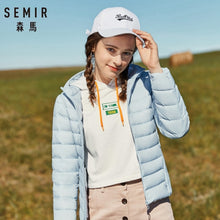 Load image into Gallery viewer, SEMIR 2019 New basic Down Winter jackets Women Winter plus velvet hooded Coats Down Winter Jacket Woman Outwear warm portable