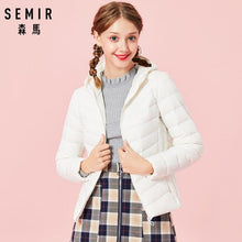 Load image into Gallery viewer, SEMIR 2019 New basic Down Winter jackets Women Winter plus velvet hooded Coats Down Winter Jacket Woman Outwear warm portable