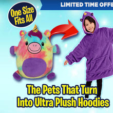 Load image into Gallery viewer, Kids Pets Hoodie Blanket Hoodie Children&#39;s Sweatshirt Pet Shaped