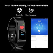 Load image into Gallery viewer, Smart Bracelet Heart Rate Monitor Blood Pressure Monitor Fitness Watches Step Counter Message Push pk fitbits mi Band 2 3
