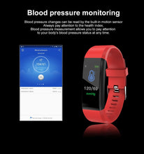 Load image into Gallery viewer, Smart Bracelet Heart Rate Monitor Blood Pressure Monitor Fitness Watches Step Counter Message Push pk fitbits mi Band 2 3