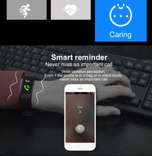 Load image into Gallery viewer, Smart Bracelet Heart Rate Monitor Blood Pressure Monitor Fitness Watches Step Counter Message Push pk fitbits mi Band 2 3