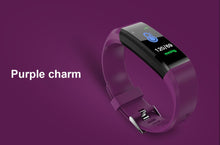 Load image into Gallery viewer, Smart Bracelet Heart Rate Monitor Blood Pressure Monitor Fitness Watches Step Counter Message Push pk fitbits mi Band 2 3