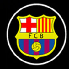 Load image into Gallery viewer, Your Favorit Team Logo Universal Wireless Car Welcome LED Door Light Lamp Fanatics