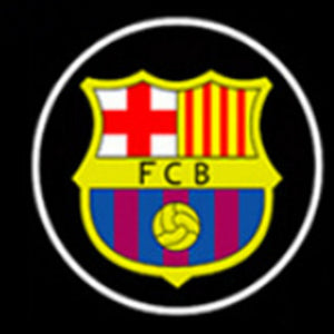Your Favorit Team Logo Universal Wireless Car Welcome LED Door Light Lamp Fanatics